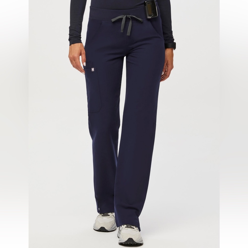 Small Figs Kade Cargo Scrub Pants - Navy